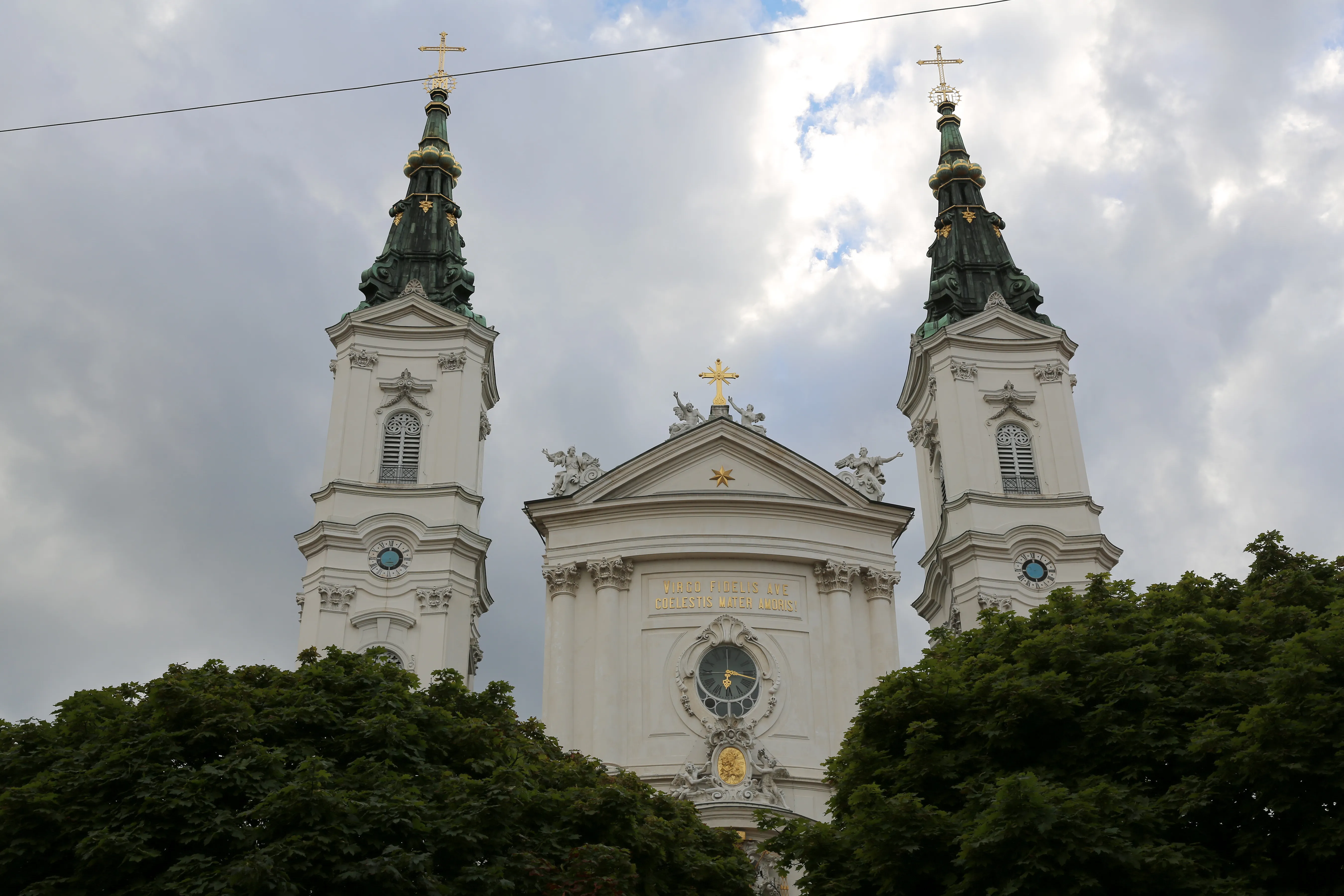 Symbolfoto: Piaristenkirche Maria Treu, Josefstadt (Umgebung, kein Foto von Hotel Pension Wild)